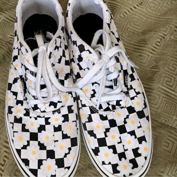 WOMEN'S VANS DOHENY CHECKER SKATE SHOES sz 6 - Picture 8 of 10